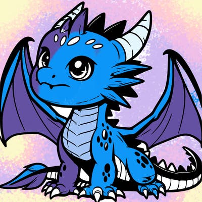 fierce baby night dragon