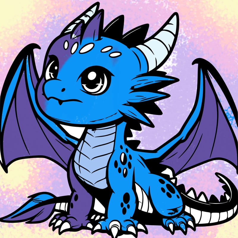 fierce baby night dragon