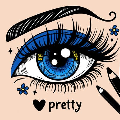 pretty eye