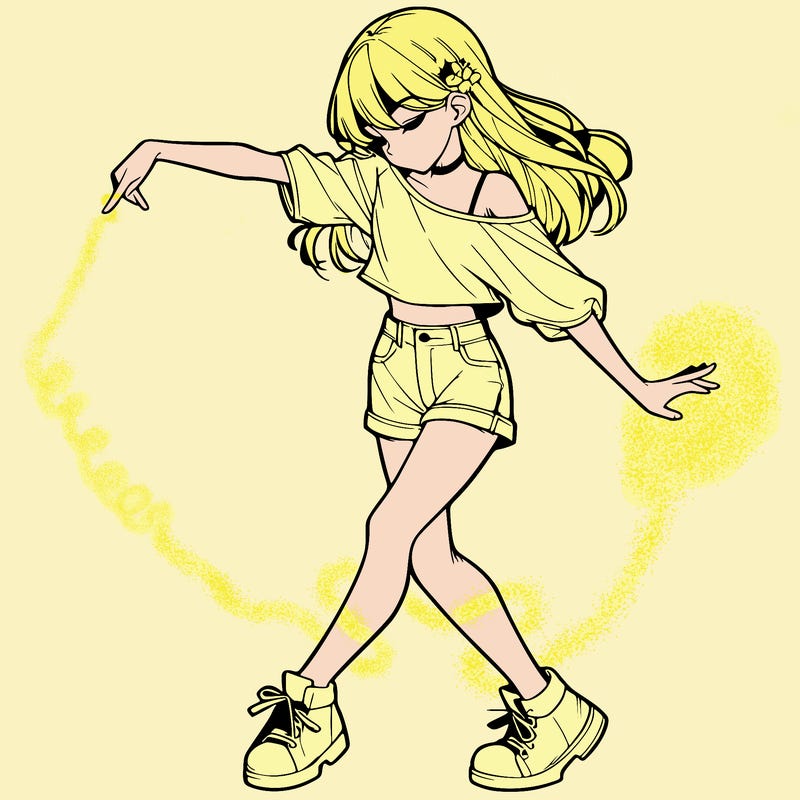 realistic girl danceing