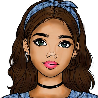 realistic teenage girl