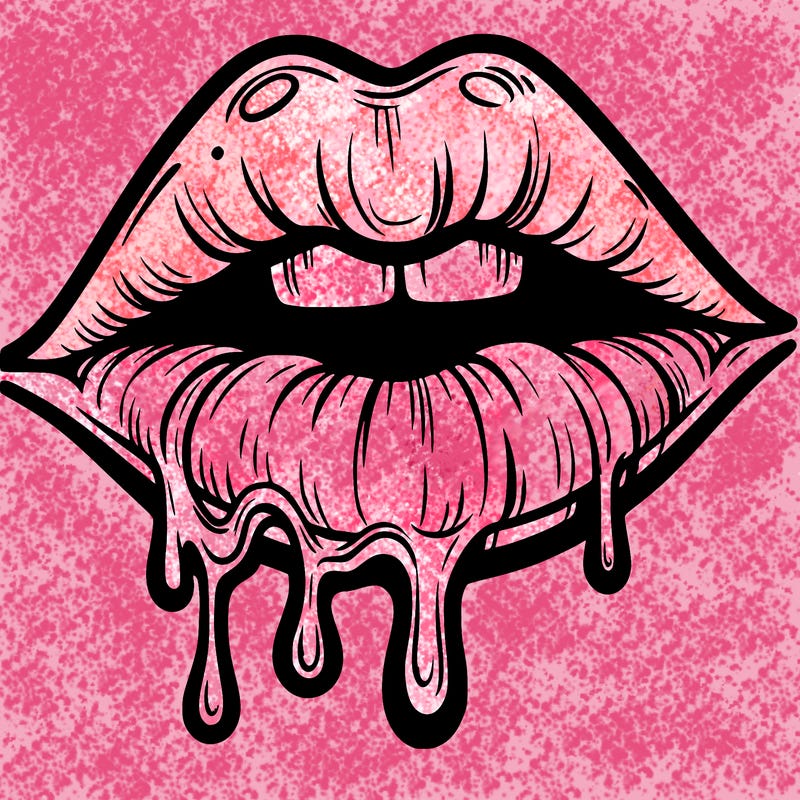 lips that look realistic and drip