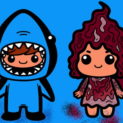 shark boy and lava girl