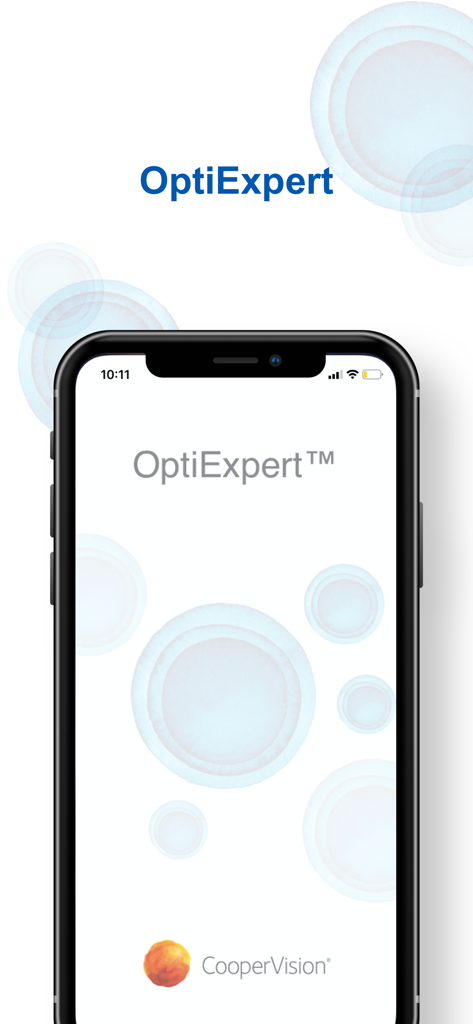 OptiExpert™ - OptiExpert mobile App Splash Screen von CooperVision
