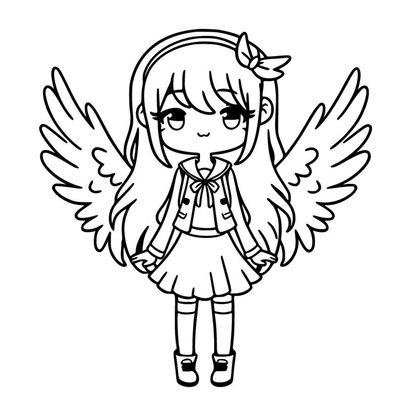 girl with wings