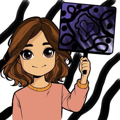 realistic girl holding up a sign