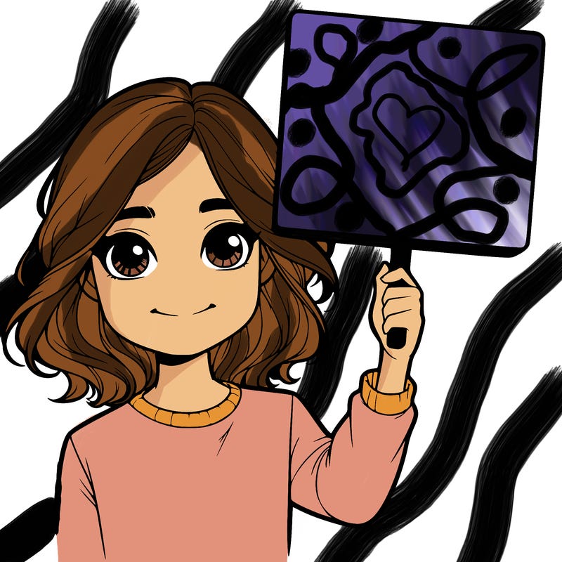 realistic girl holding up a sign