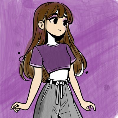 girl in a cute crop top