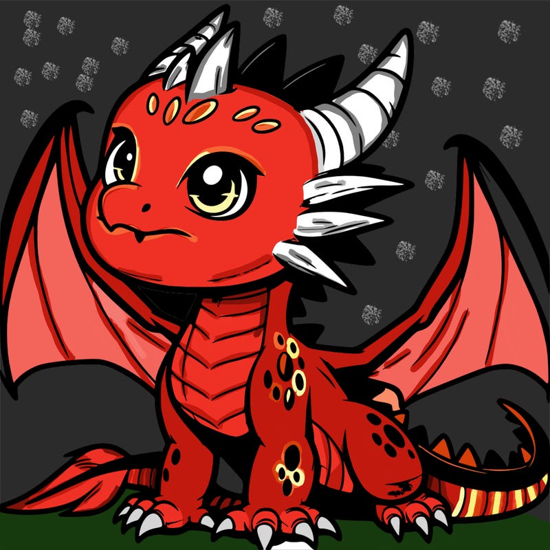 fierce baby night dragon