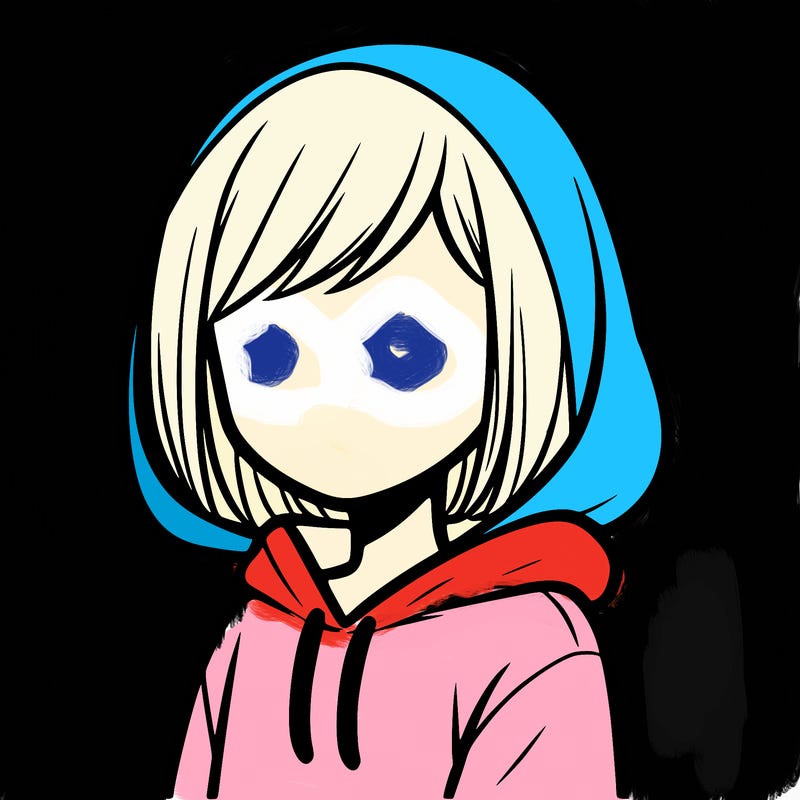 faceless girl in a hoodie