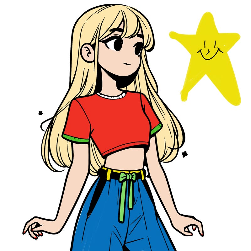 girl in a cute crop top