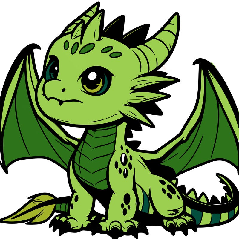 fierce baby night dragon