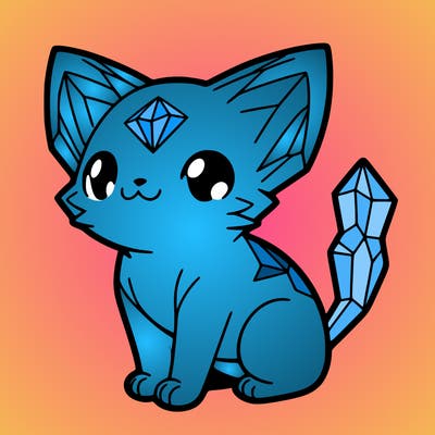 crystal kitten