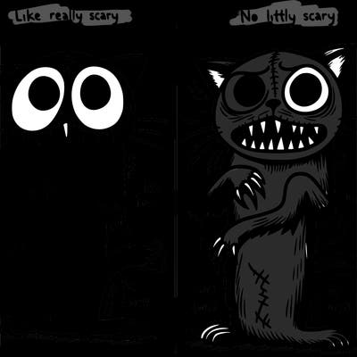 scary cat like really scary