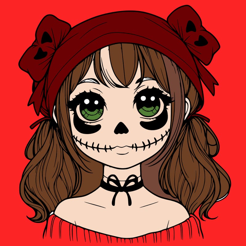 realistic girl halloween