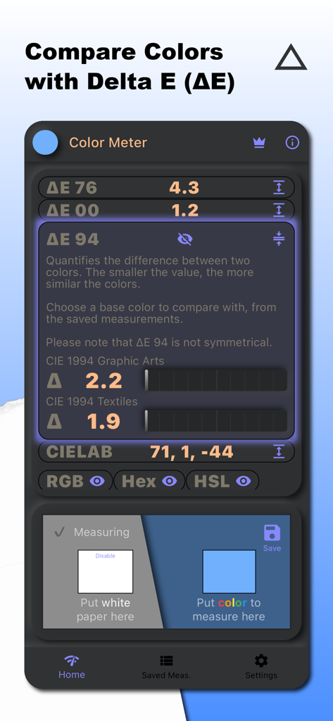 Colorimeter Camera Color Meter - Utilities App | MWM