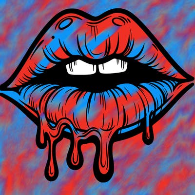 lips that look realistic and drip