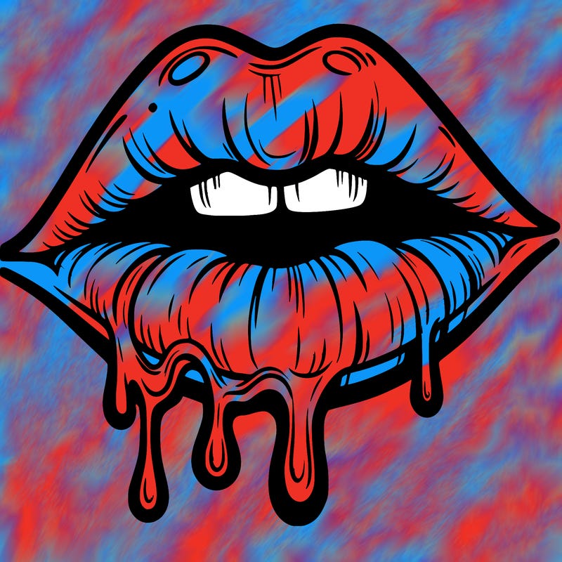 lips that look realistic and drip