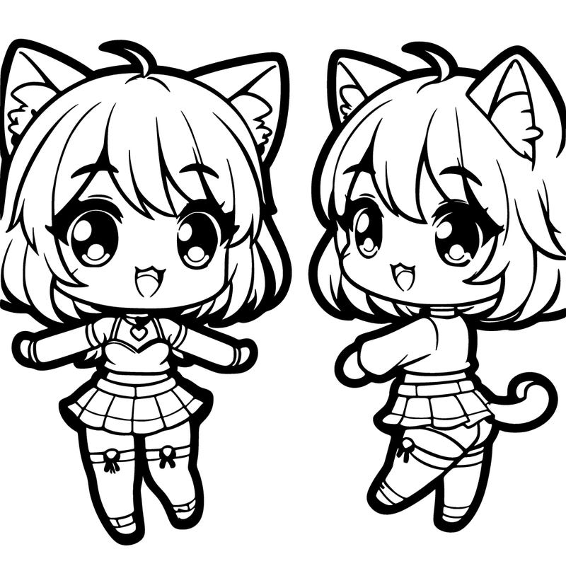 chibi cat girl