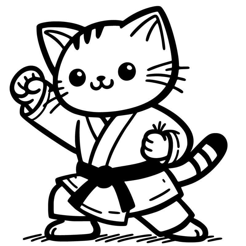karate cat