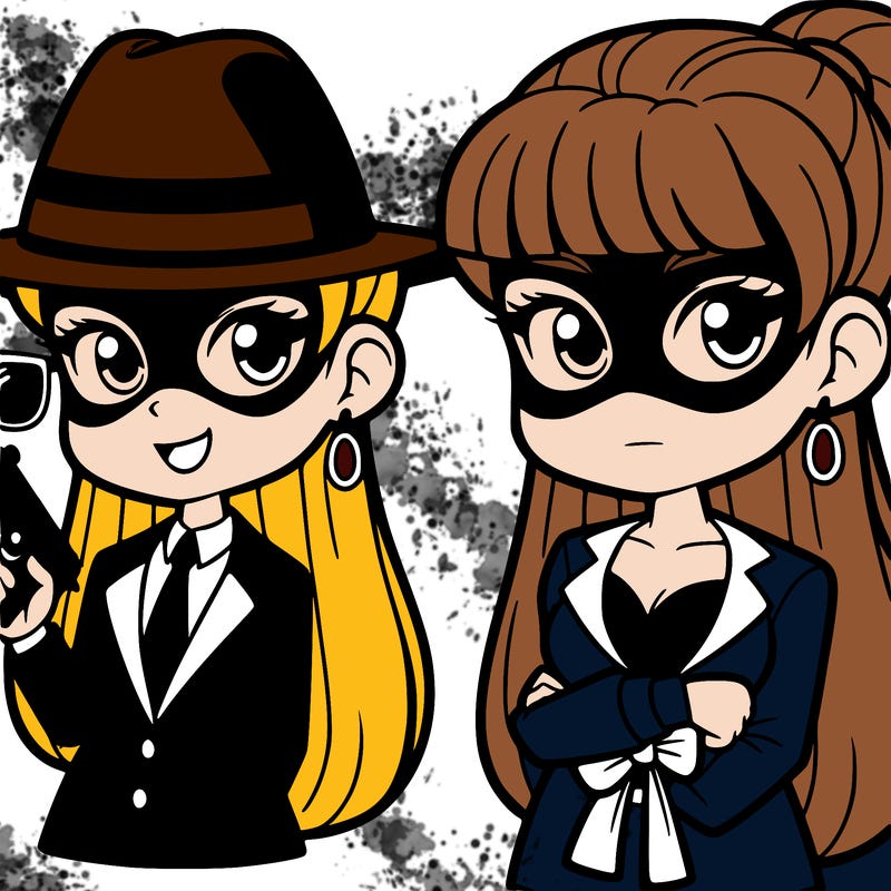 secret agent girl with gun