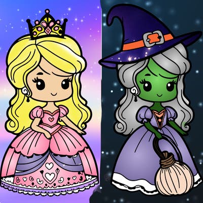 princess as a witch