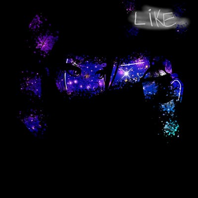 a realistic girl, spray painting