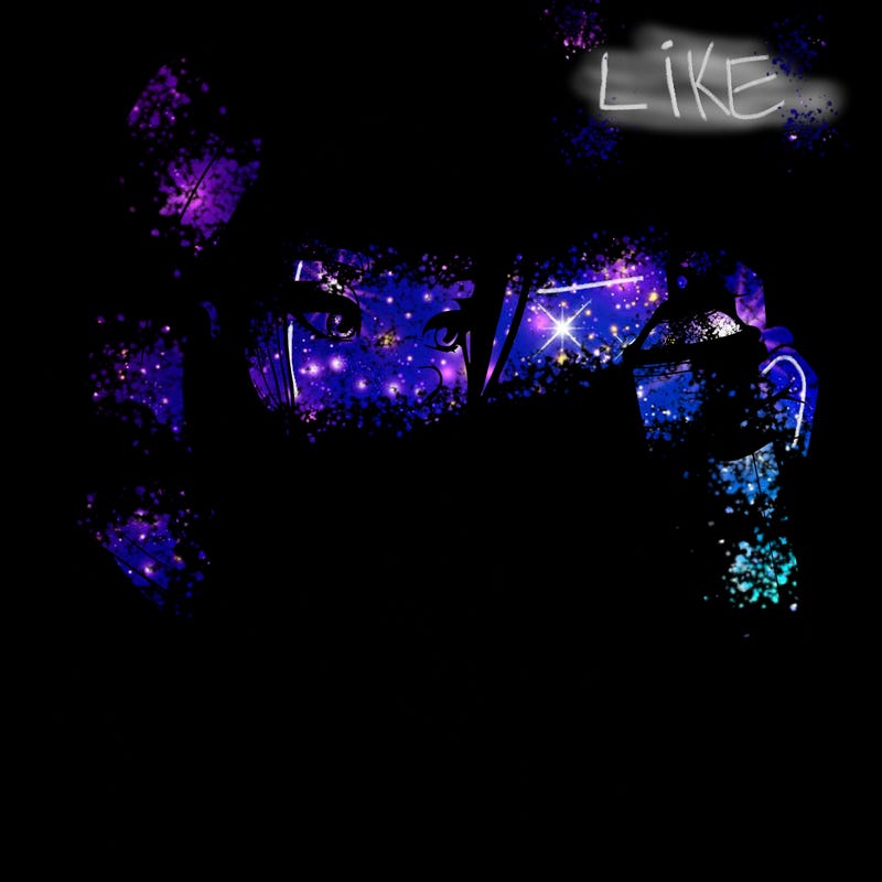 a realistic girl, spray painting