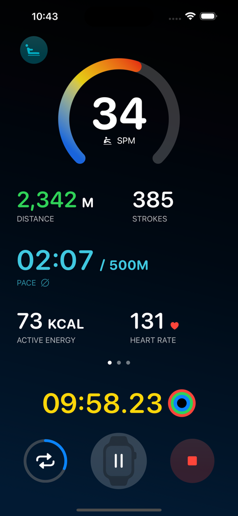 Rowing Workout - Sports App | MWM