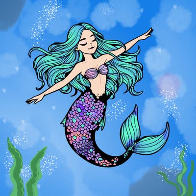 mermaid realistic