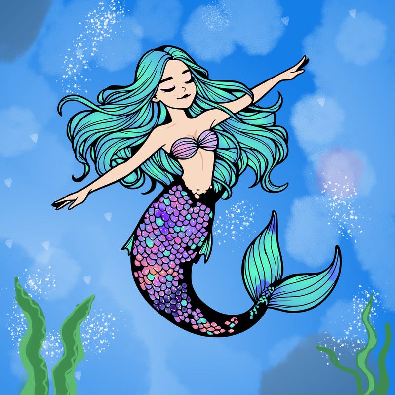 mermaid realistic
