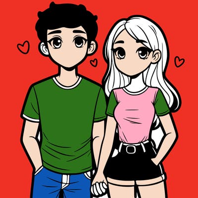 boyfriend and girlfriend