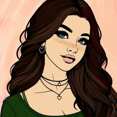 detailed realistic girl