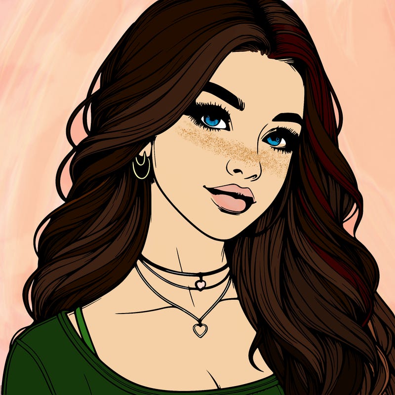 detailed realistic girl