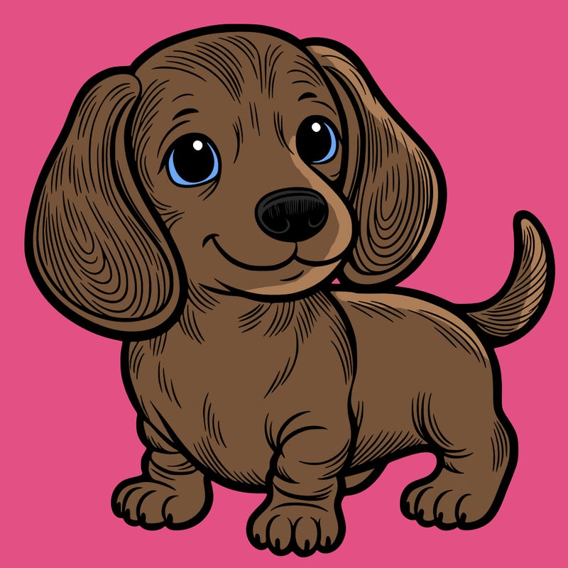 a dachshund puppy