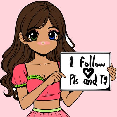 realistic pretty girl holding blank sign