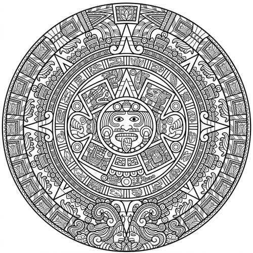 Aztec Sun Stone