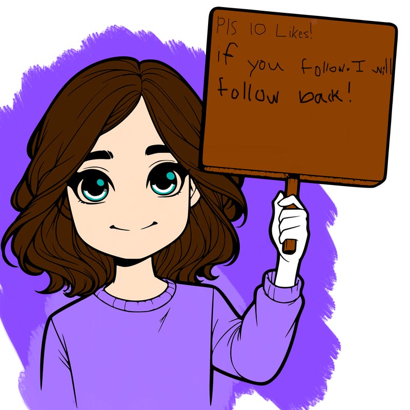 realistic girl holding up a sign