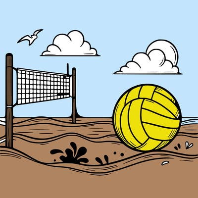 beach volleyball