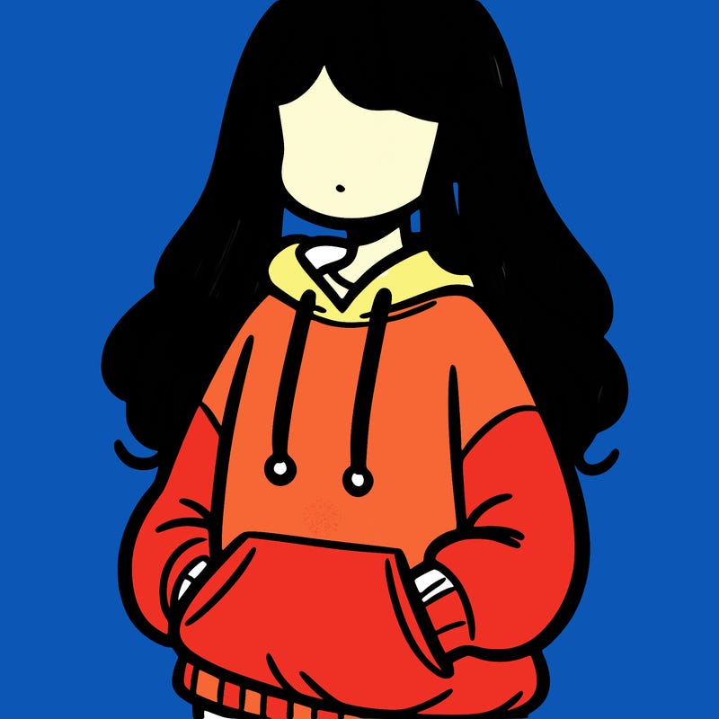 girl in sweatshirt