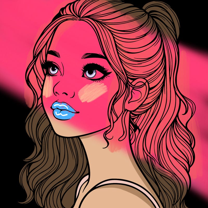 beautiful realistic girl