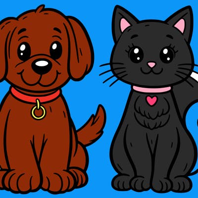 dog and cat