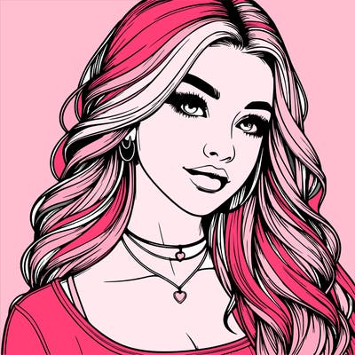 detailed realistic girl