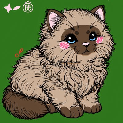 realistic kitten fluffy