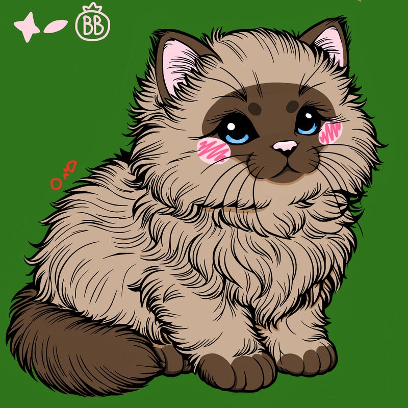 realistic kitten fluffy