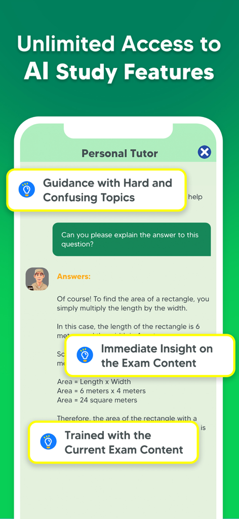 ASVAB Practice Prep Test 2025 - ASVAB practice prep app interface featuring an AI personal tutor for exam study guidance.