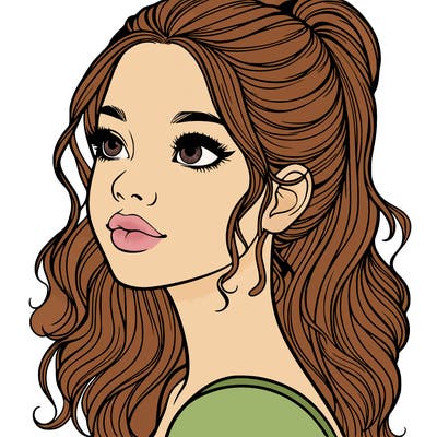 beautiful realistic girl