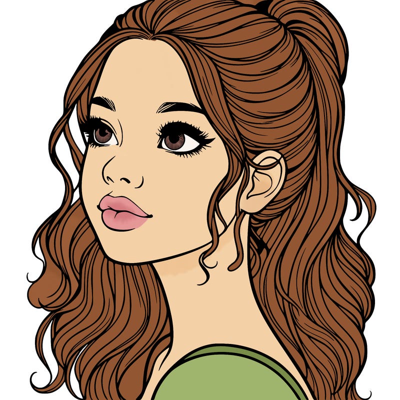 beautiful realistic girl