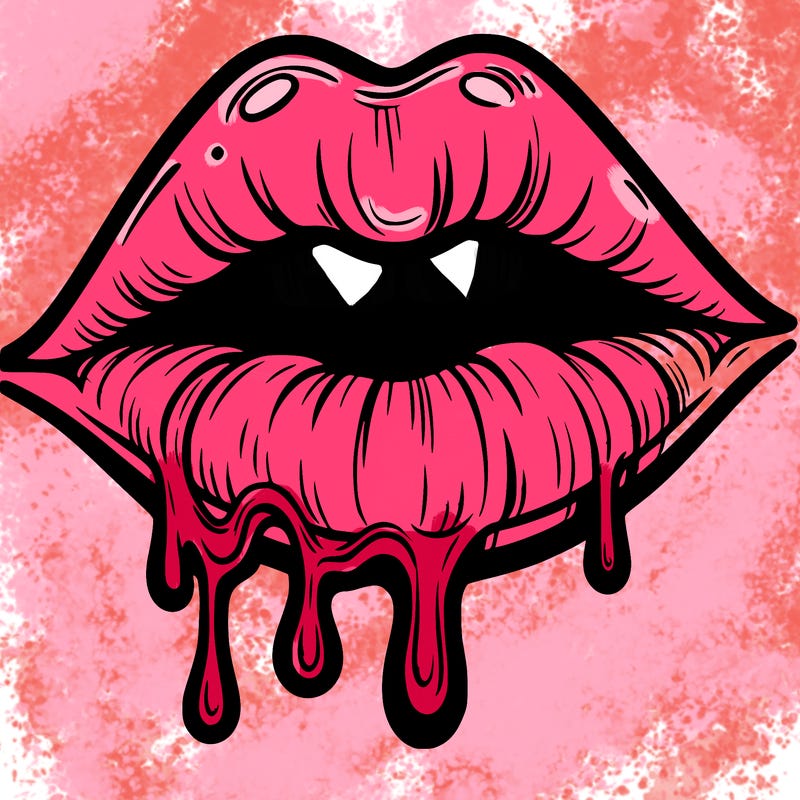 lips that look realistic and drip