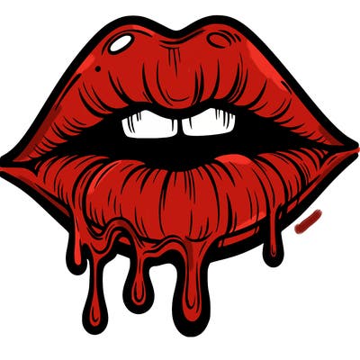 lips that look realistic and drip